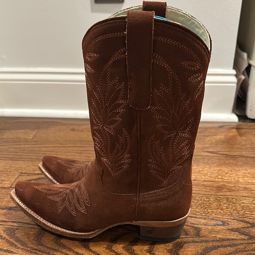 Lane boots Brown Suede Cowboy Boots